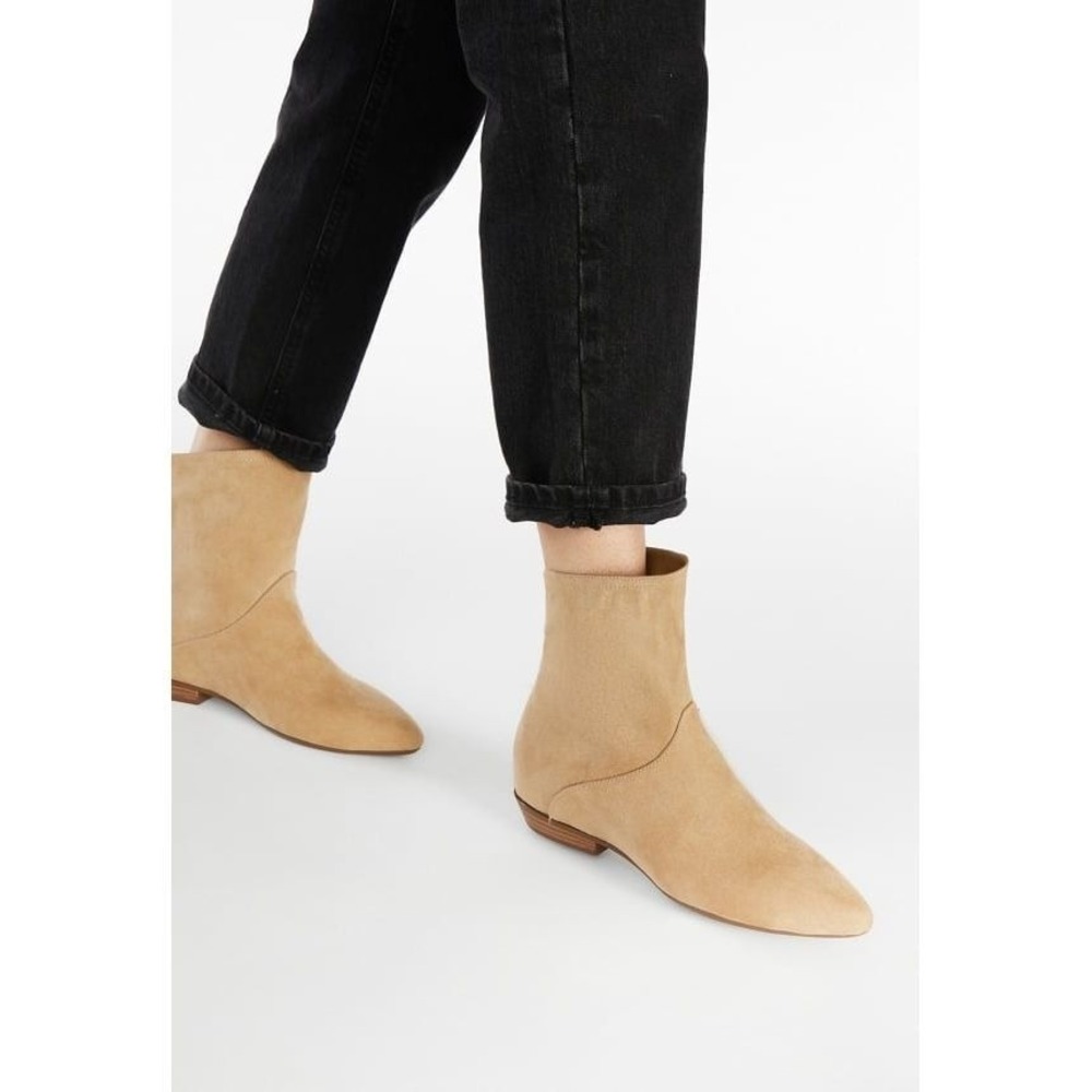 JUSTFAB Tabby tan/sand Western Bootie ankle boots Sz 8 NEW - Picture 11 of 12